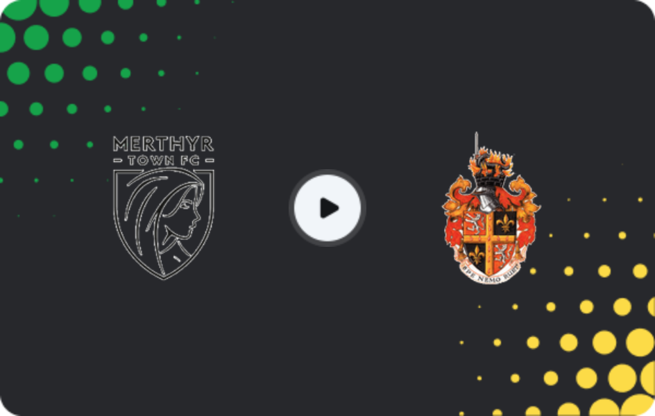 Where to watch Merthyr Town — Spennymoor Town, National League - North, 14.03.2026