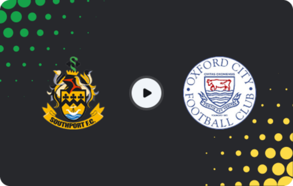 Where to watch Southport — Oxford City, National League - North, 14.03.2026
