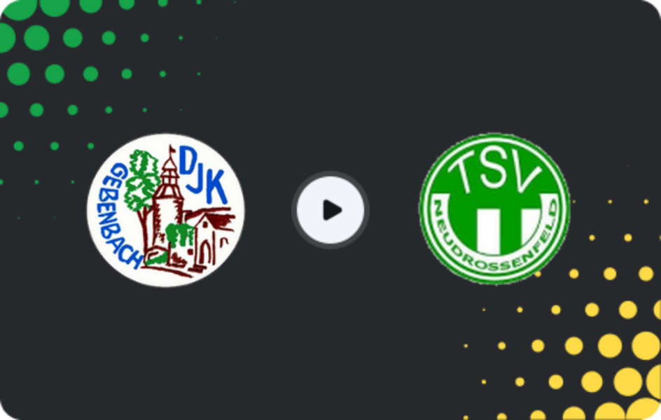 Where to watch Gebenbach — Neudrossenfeld, Oberliga - Bayern Nord, 14.03.2026