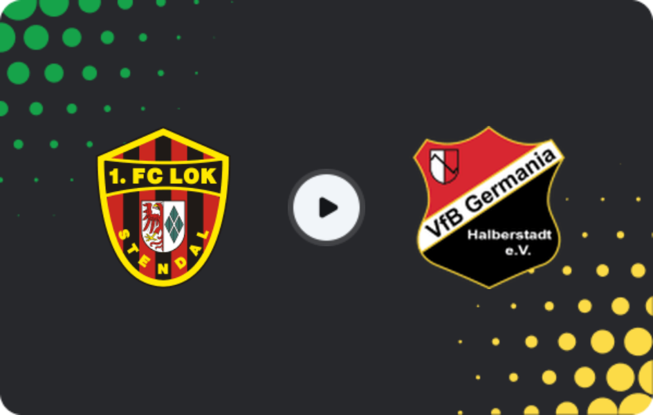 Where to watch FC Lok Stendal — Germania Halberstadt, NOFV-Oberliga Süd, 15.03.2026