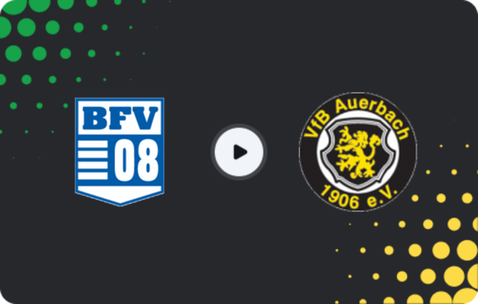 Where to watch Bischofswerdaer FV — Auerbach, NOFV-Oberliga Süd, 15.03.2026
