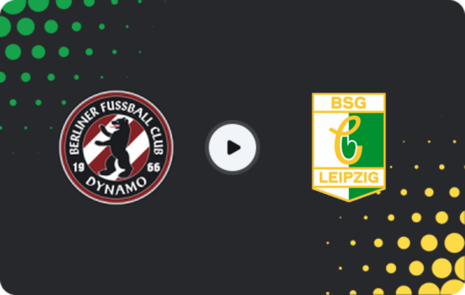 Where to watch BFC Dynamo — BSG Chemie Leipzig, Regionalliga - Nordost, 15.03.2026