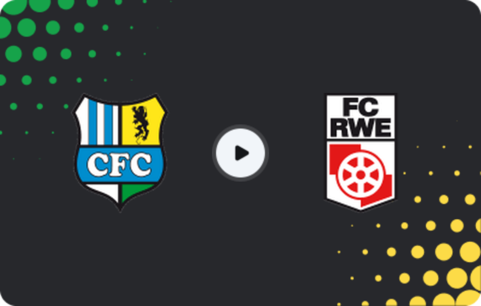 Where to watch Chemnitzer FC — FC Rot-Weiß Erfurt, Regionalliga - Nordost, 15.03.2026