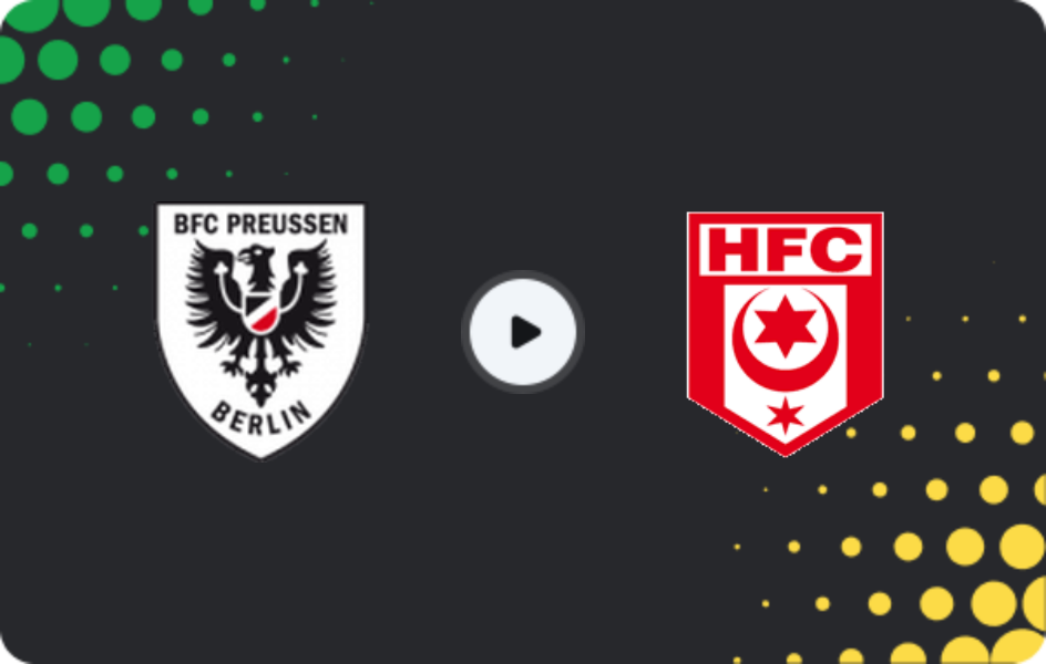 Where to watch BFC Preussen — Hallescher FC, Regionalliga - Nordost, 15.03.2026