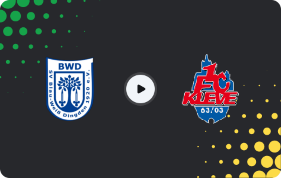 Where to watch BW Dingden — Kleve, Oberliga - Niederrhein, 15.03.2026