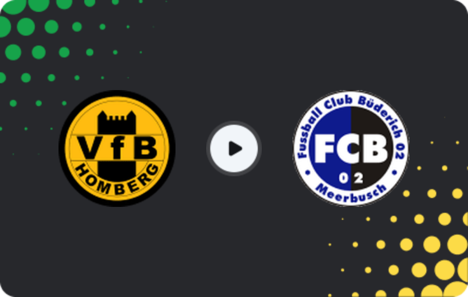 Where to watch Homberg — Büderich, Oberliga - Niederrhein, 15.03.2026