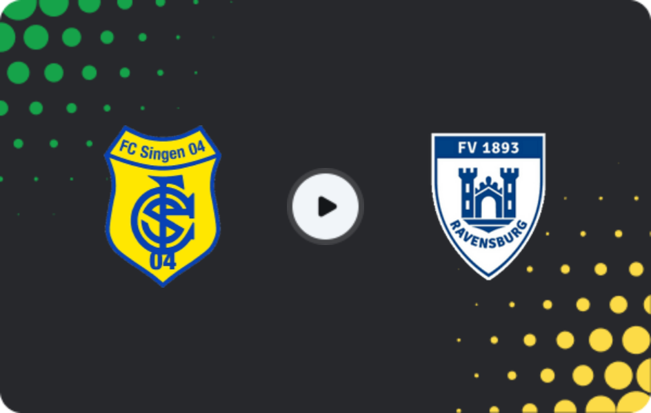 Where to watch TSV Singen — FV Ravensburg, Oberliga - Baden-Württemberg, 15.03.2026