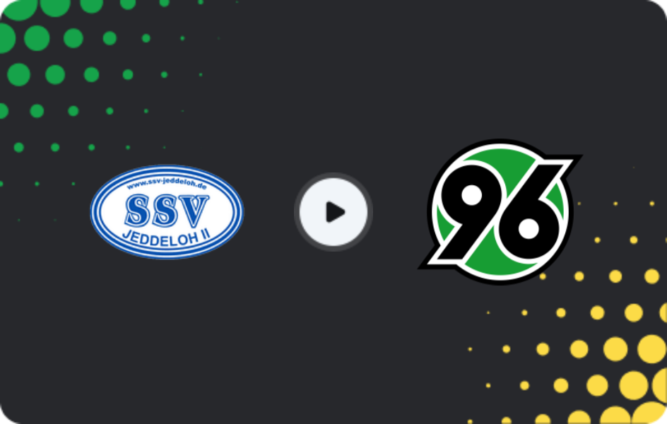 Where to watch SSV Jeddeloh — Hannover II, Regionalliga - Nord, 15.03.2026