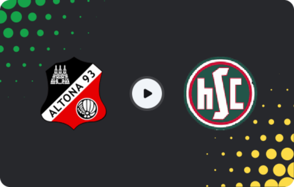 Where to watch Altona 93 — HSC Hannover, Regionalliga - Nord, 15.03.2026