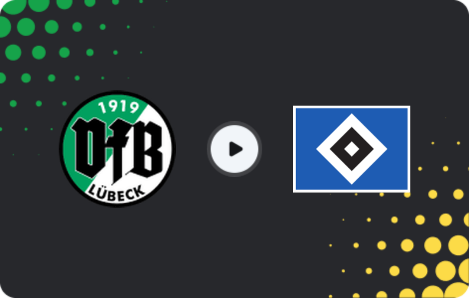Where to watch VfB Lübeck — Hamburger II, Regionalliga - Nord, 15.03.2026
