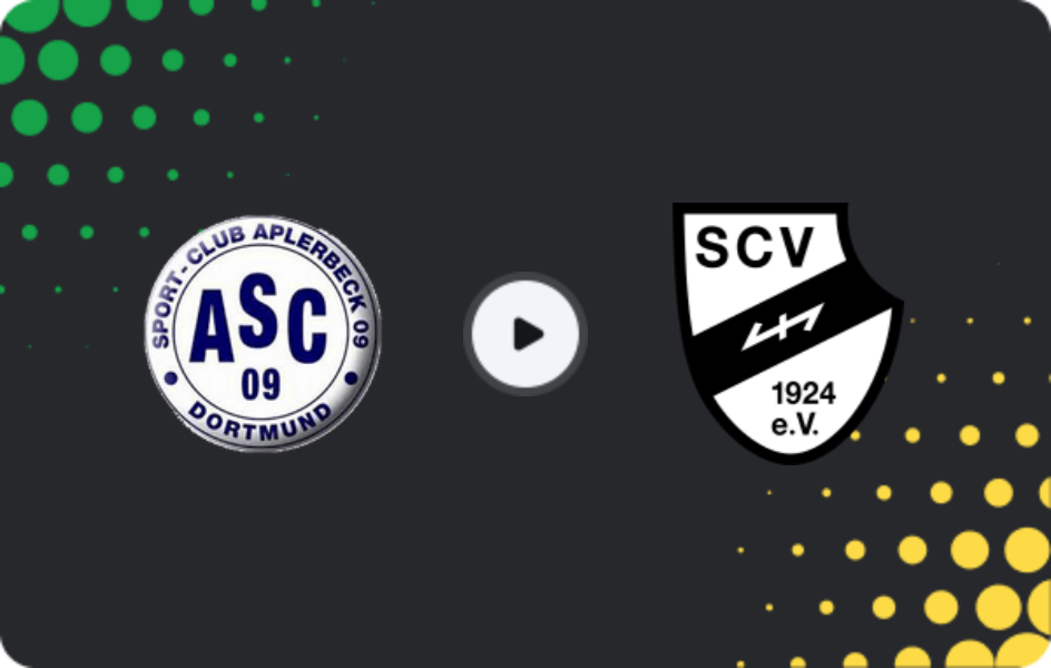 Where to watch ASC Dortmund — Verl II, Oberliga - Westfalen, 15.03.2026
