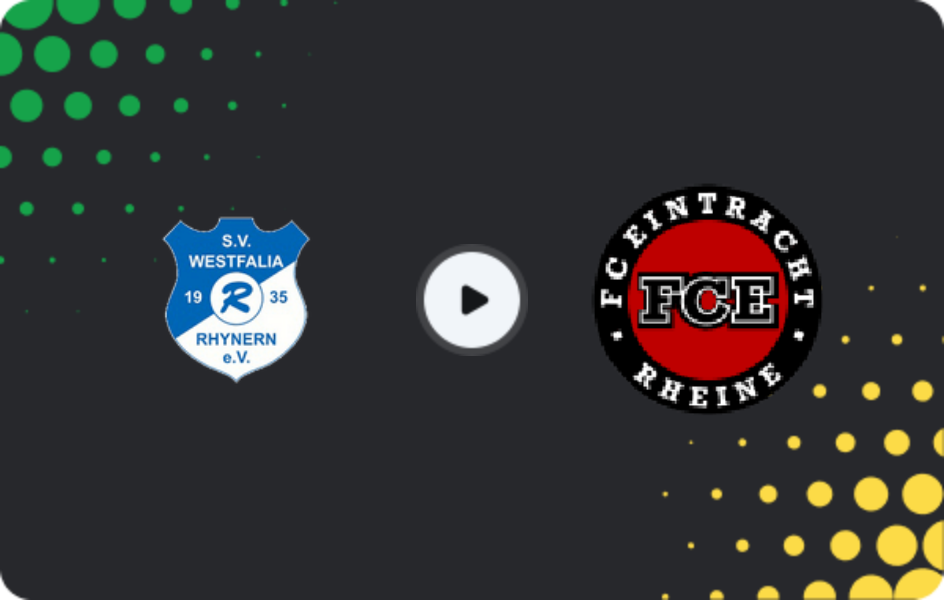 Where to watch Westfalia Rhynern — Eintracht Rheine, Oberliga - Westfalen, 15.03.2026