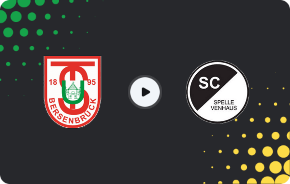 Where to watch Bersenbrück — Spelle-Venhaus, Oberliga - Niedersachsen, 15.03.2026