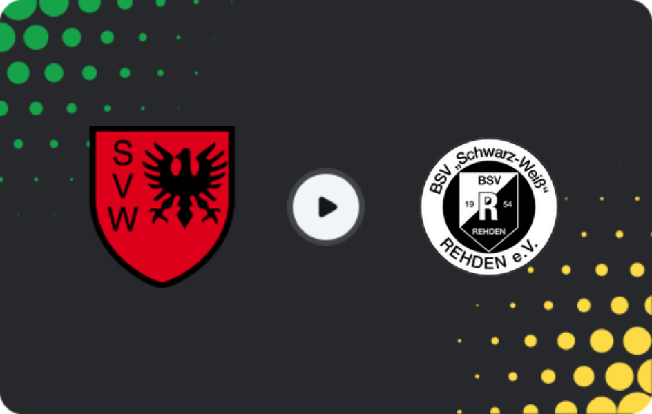 Where to watch Wilhelmshaven — Schwarz-Weiß Rehden, Oberliga - Niedersachsen, 15.03.2026