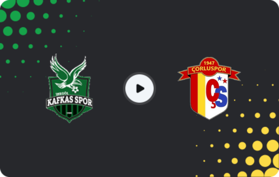 Where to watch İnegöl Kafkas Gençlik — Çorluspor 1947, 3. Lig - Group 1, 15.03.2026