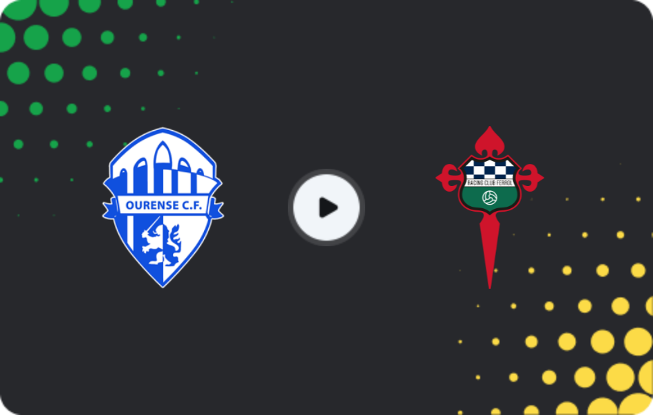 Where to watch Ourense CF — Racing Ferrol, Primera Federación – Group 1, 15.03.2026