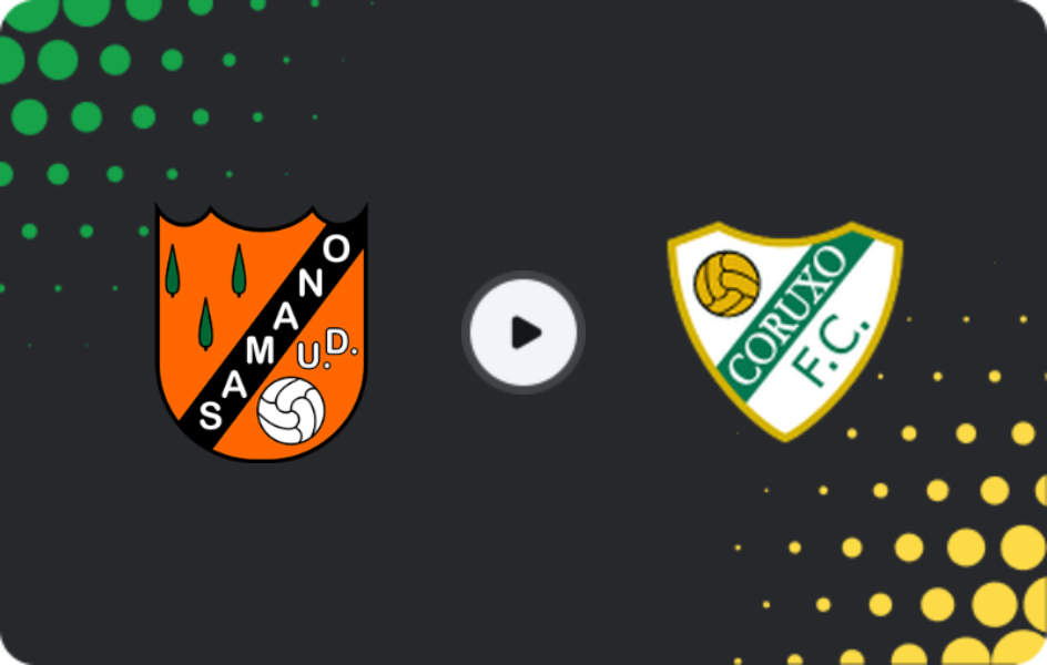 Where to watch Sámano — Coruxo, Segunda Federación – Group 1, 15.03.2026
