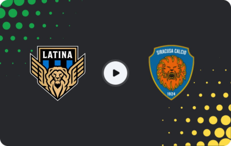 Where to watch Latina — Siracusa, Serie C - Girone C, 15.03.2026