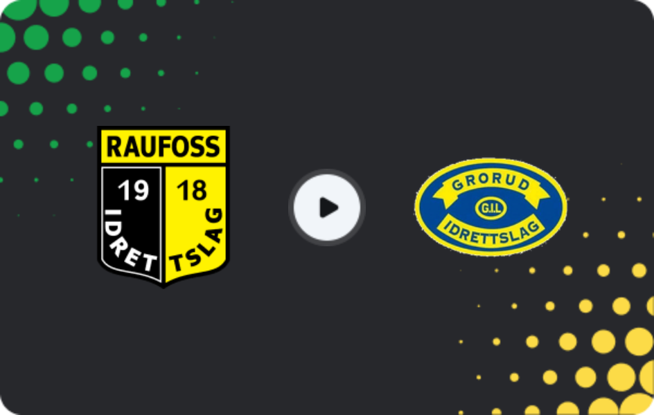Where to watch Raufoss — Grorud, Friendlies Clubs, 18.03.2026