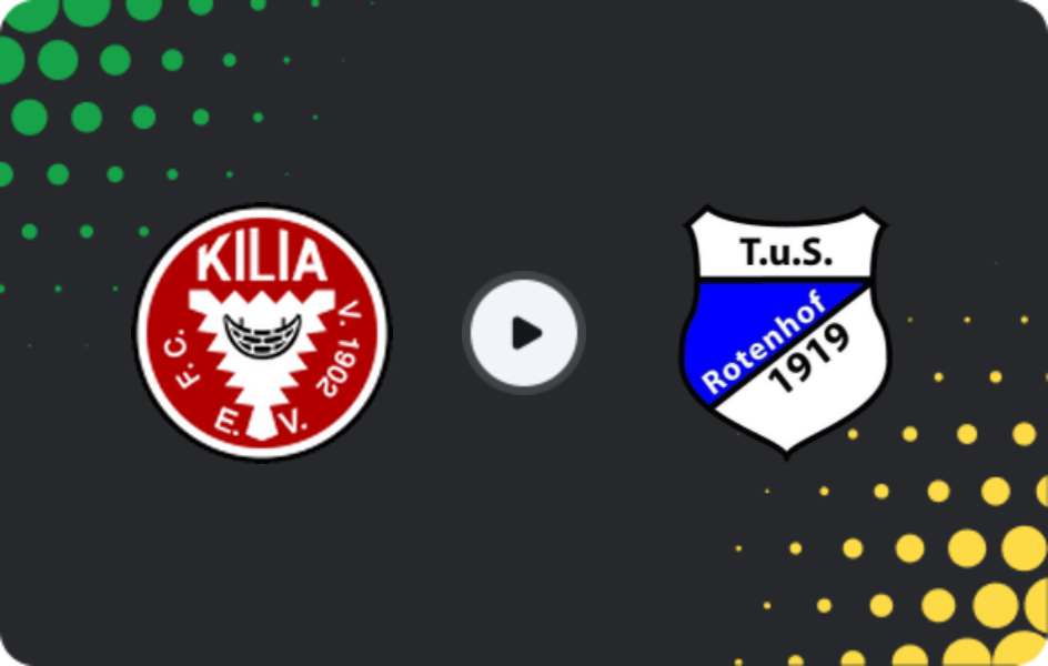 Where to watch Kilia Kiel — Rotenhof, Oberliga - Schleswig-Holstein, 18.03.2026