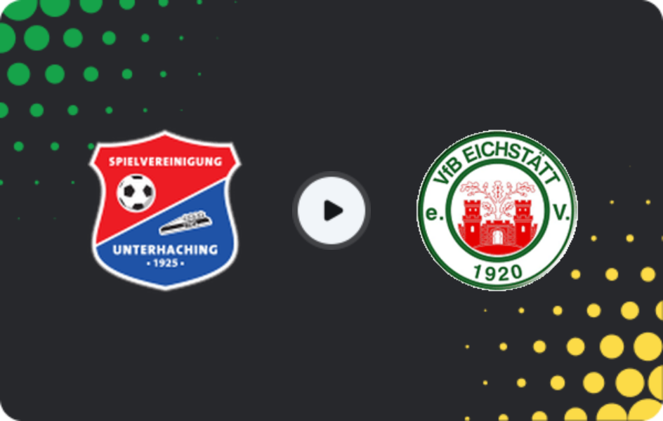 Where to watch SpVgg Unterhaching — Eichstätt, Regionalliga - Bayern, 20.03.2026