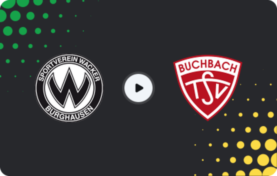 Where to watch Wacker Burghausen — Buchbach, Regionalliga - Bayern, 20.03.2026