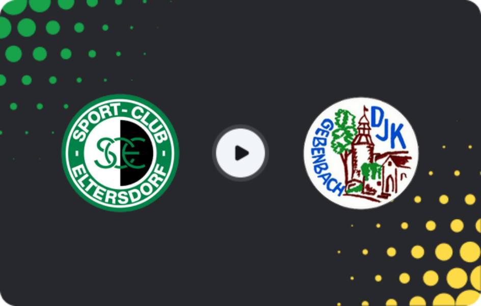 Where to watch Eltersdorf — Gebenbach, Oberliga - Bayern Nord, 20.03.2026