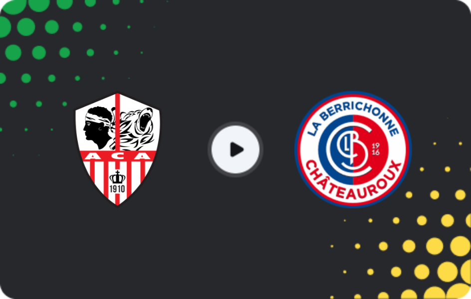 Where to watch Ajaccio — Chateauroux, Championnat National, 20.03.2026