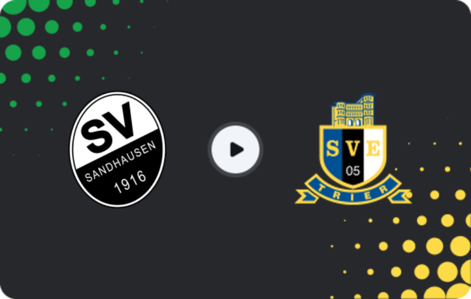 Where to watch SV Sandhausen — Eintracht Trier, Regionalliga - SudWest, 21.03.2026