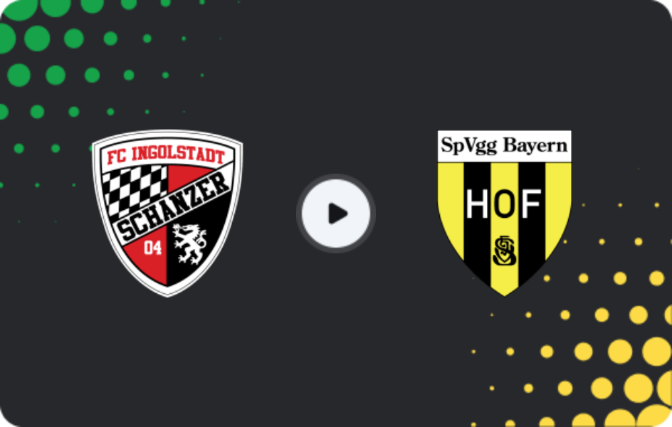 Where to watch Ingolstadt II — Bayern Hof, Oberliga - Bayern Nord, 21.03.2026