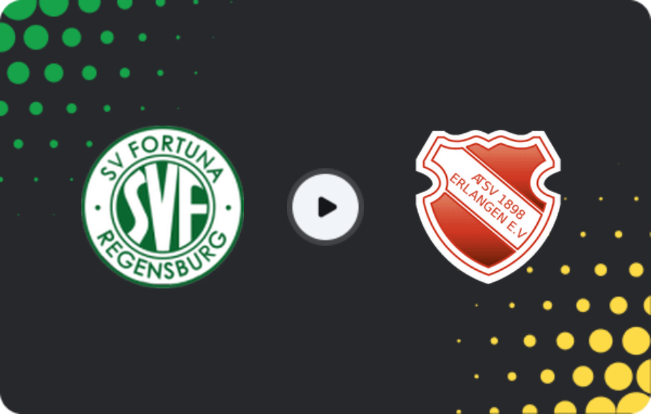 Where to watch Fortuna Regensburg — ATSV Erlangen, Oberliga - Bayern Nord, 21.03.2026