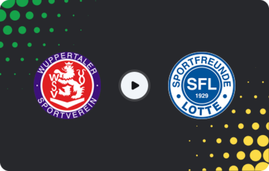 Where to watch Wuppertaler SV — Sportfreunde Lotte, Regionalliga - West, 21.03.2026