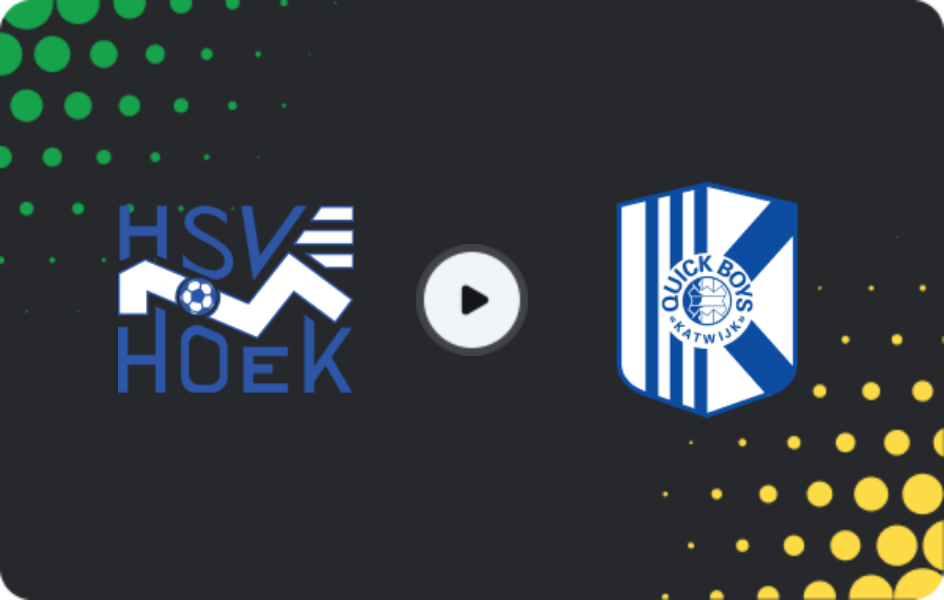 Where to watch Hoek — Quick Boys, Tweede Divisie, 21.03.2026
