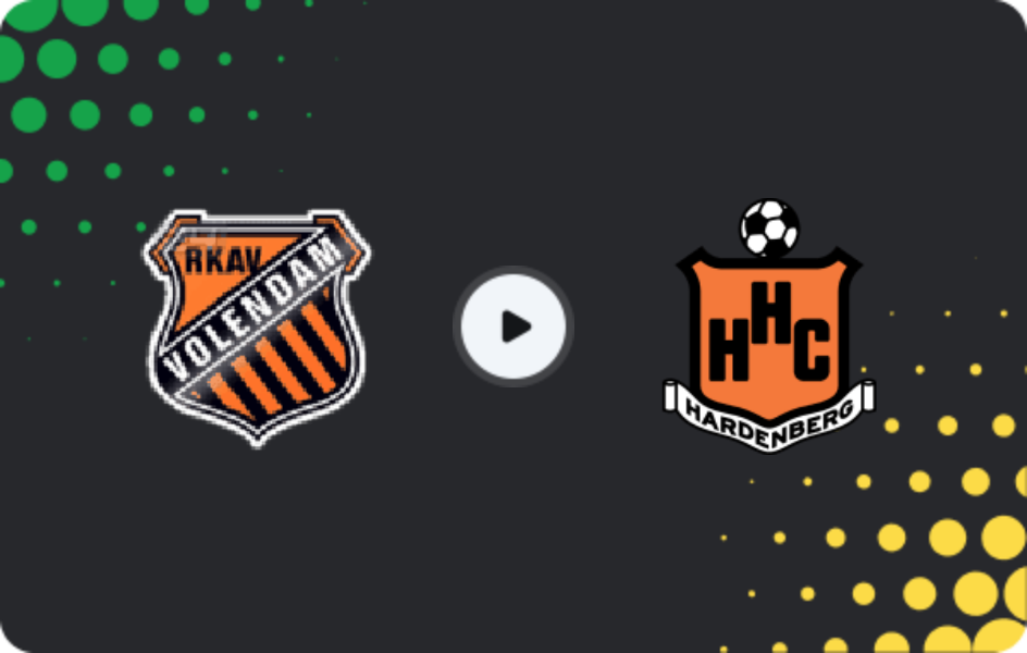Where to watch RKAV Volendam — HHC, Tweede Divisie, 21.03.2026