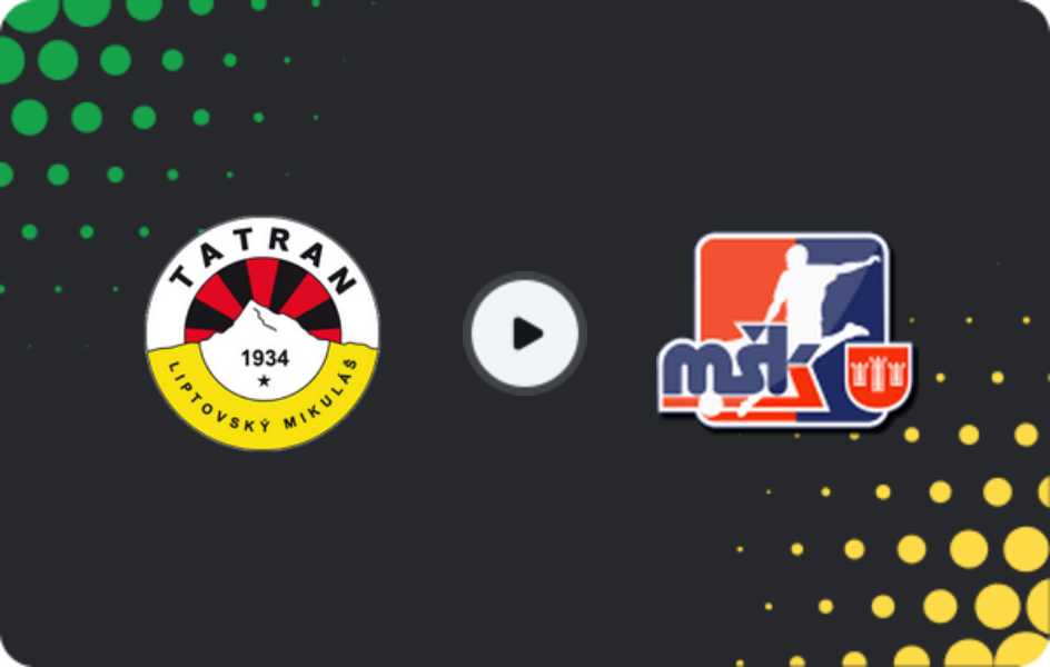 Where to watch Liptovský Mikuláš — Považská Bystrica, 2. Liga, 21.03.2026