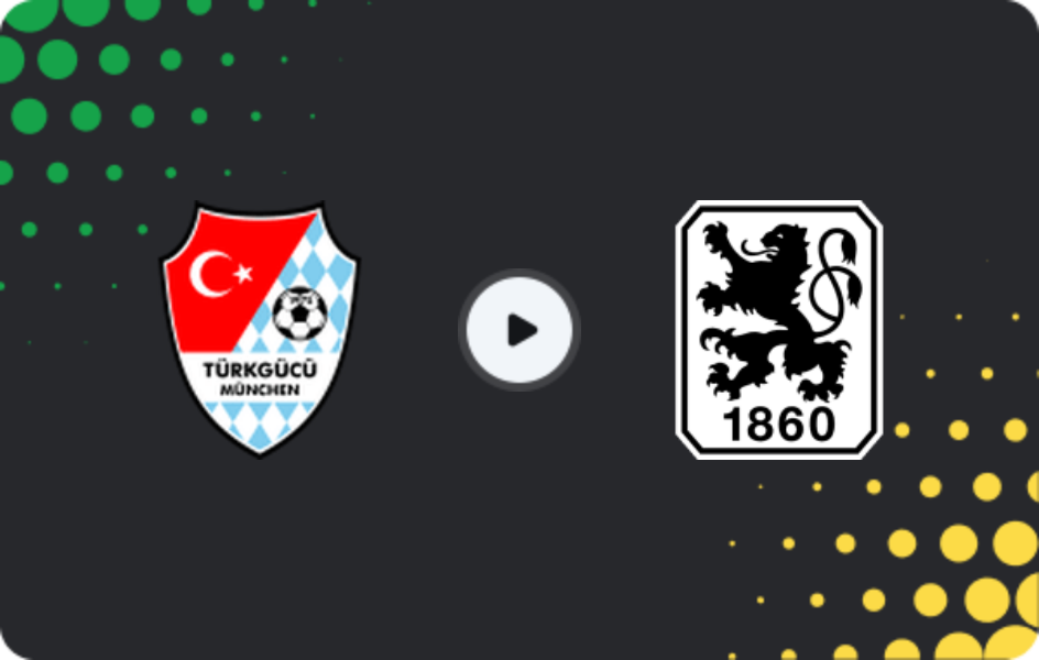 Where to watch Türkgücü-Ataspor — 1860 München II, Oberliga - Bayern Süd, 21.03.2026