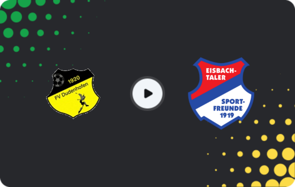 Where to watch Dudenhofen — Eisbachtal, Oberliga Rheinland-Pfalz/Saar, 21.03.2026