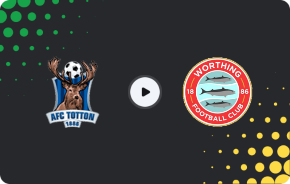 Where to watch AFC Totton — Worthing, National League - South, 21.03.2026