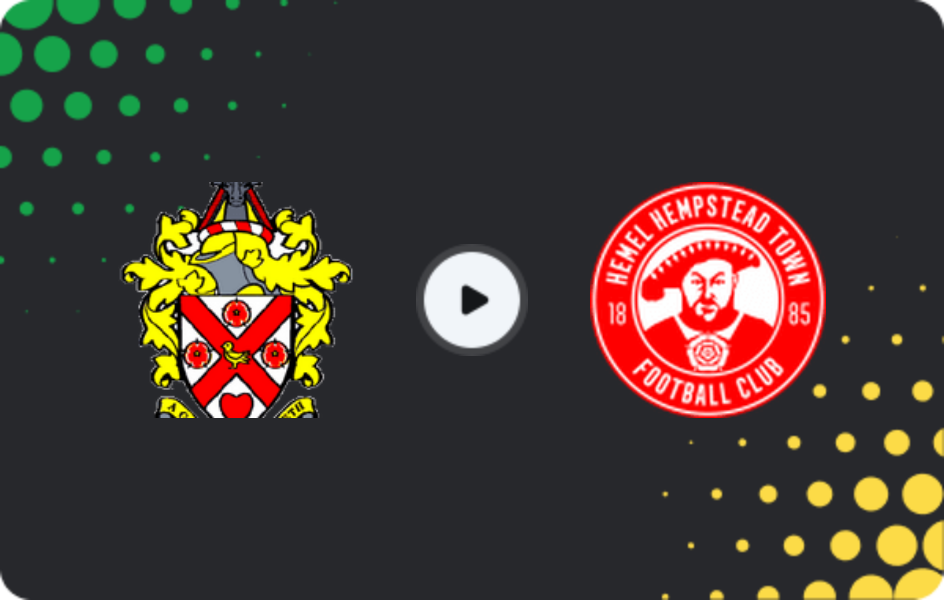 Where to watch AFC Hornchurch — Hemel Hempstead Town, National League - South, 21.03.2026