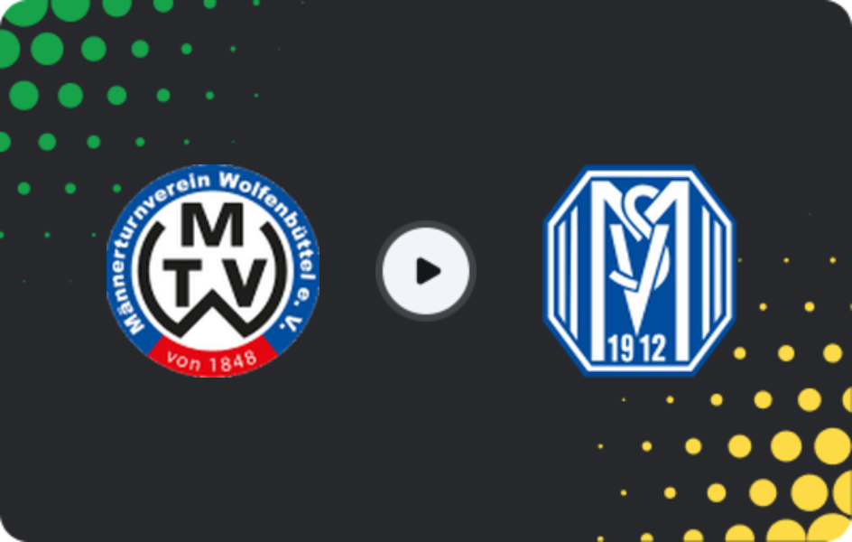 Where to watch Wolfenbuttel — Meppen II, Oberliga - Niedersachsen, 21.03.2026