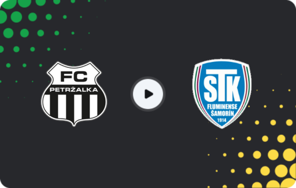 Where to watch Petržalka — Šamorín, 2. Liga, 22.03.2026
