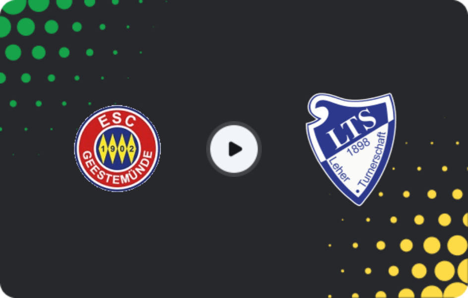 Where to watch Geestemünde — Leher TS, Oberliga - Bremen, 22.03.2026