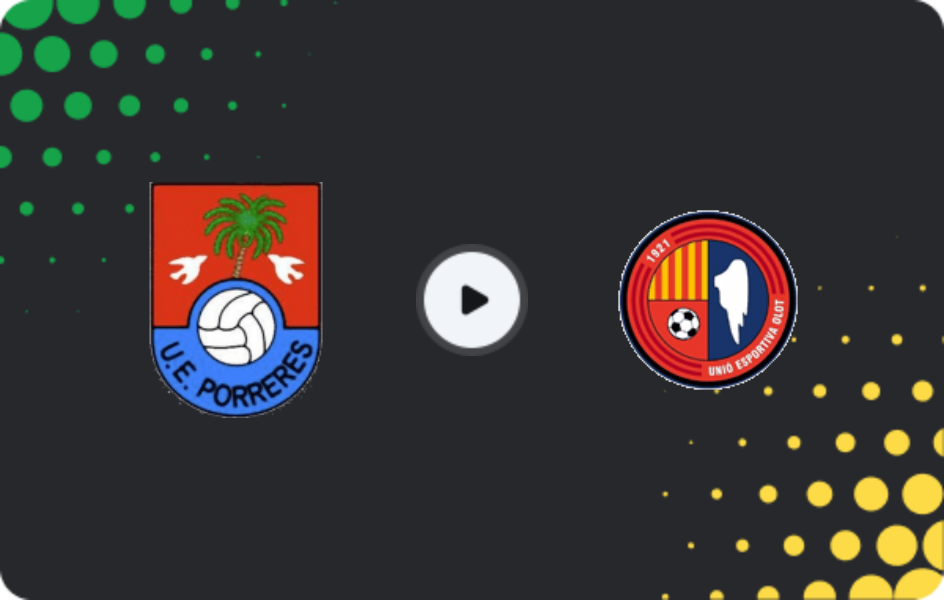 Where to watch Porreres — Olot, Segunda Federación - Group 3, 22.03.2026