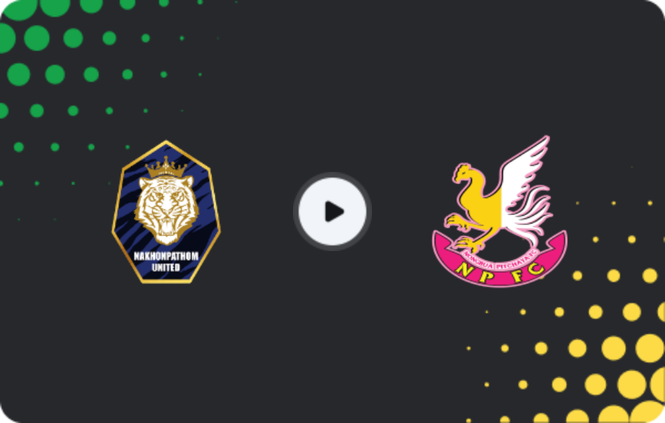 Where to watch Nakhon Pathom — Nong Bua Pitchaya, League 2, 22.03.2026