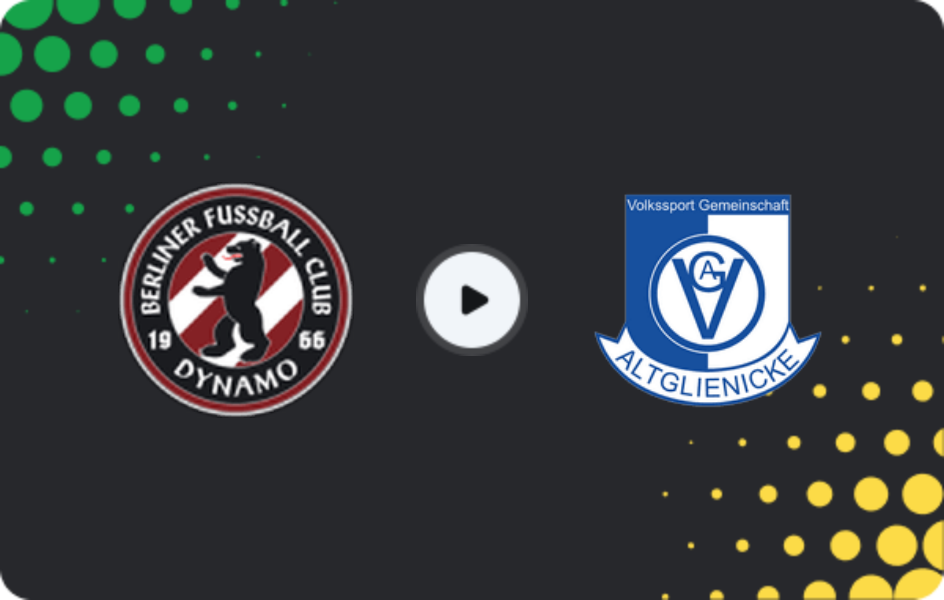 Where to watch BFC Dynamo — Altglienicke, Regionalliga - Nordost, 22.03.2026