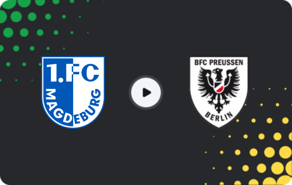 Where to watch Magdeburg II — BFC Preussen, Regionalliga - Nordost, 22.03.2026