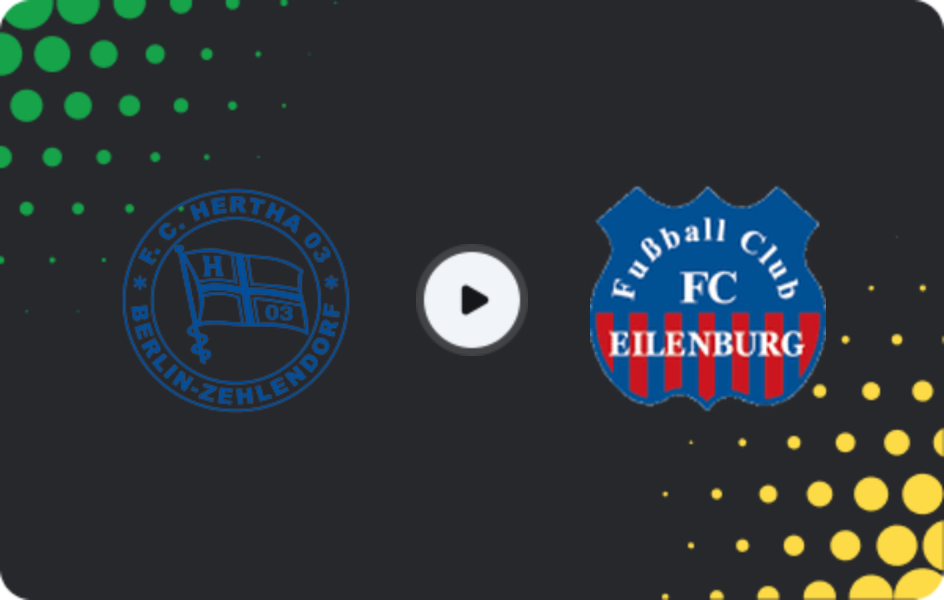 Where to watch Hertha Zehlendorf — Eilenburg, Regionalliga - Nordost, 22.03.2026