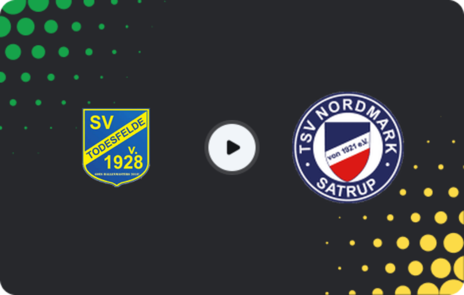 Where to watch Todesfelde — Nordmark Satrup, Oberliga - Schleswig-Holstein, 22.03.2026