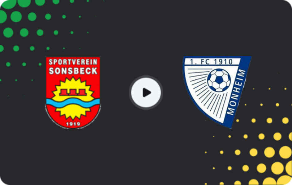 Where to watch Sonsbeck — Monheim, Oberliga - Niederrhein, 22.03.2026