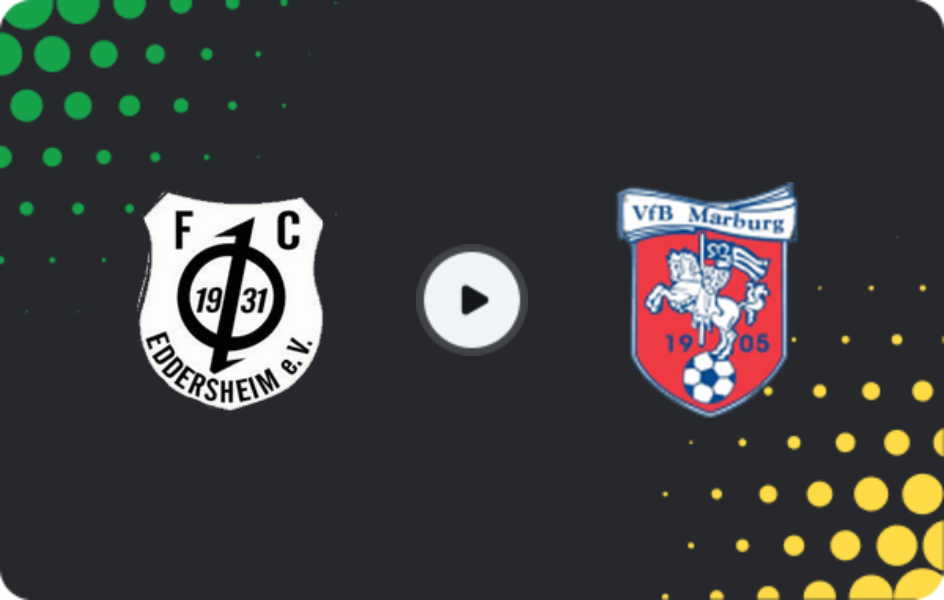 Where to watch Eddersheim — Vfb Marburg, Oberliga - Hessen, 22.03.2026